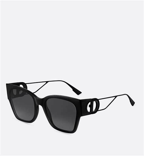 shiny dior 1 sunglasses|30Montaigne1 Shiny and Matte Black Rectangular Sunglasses.